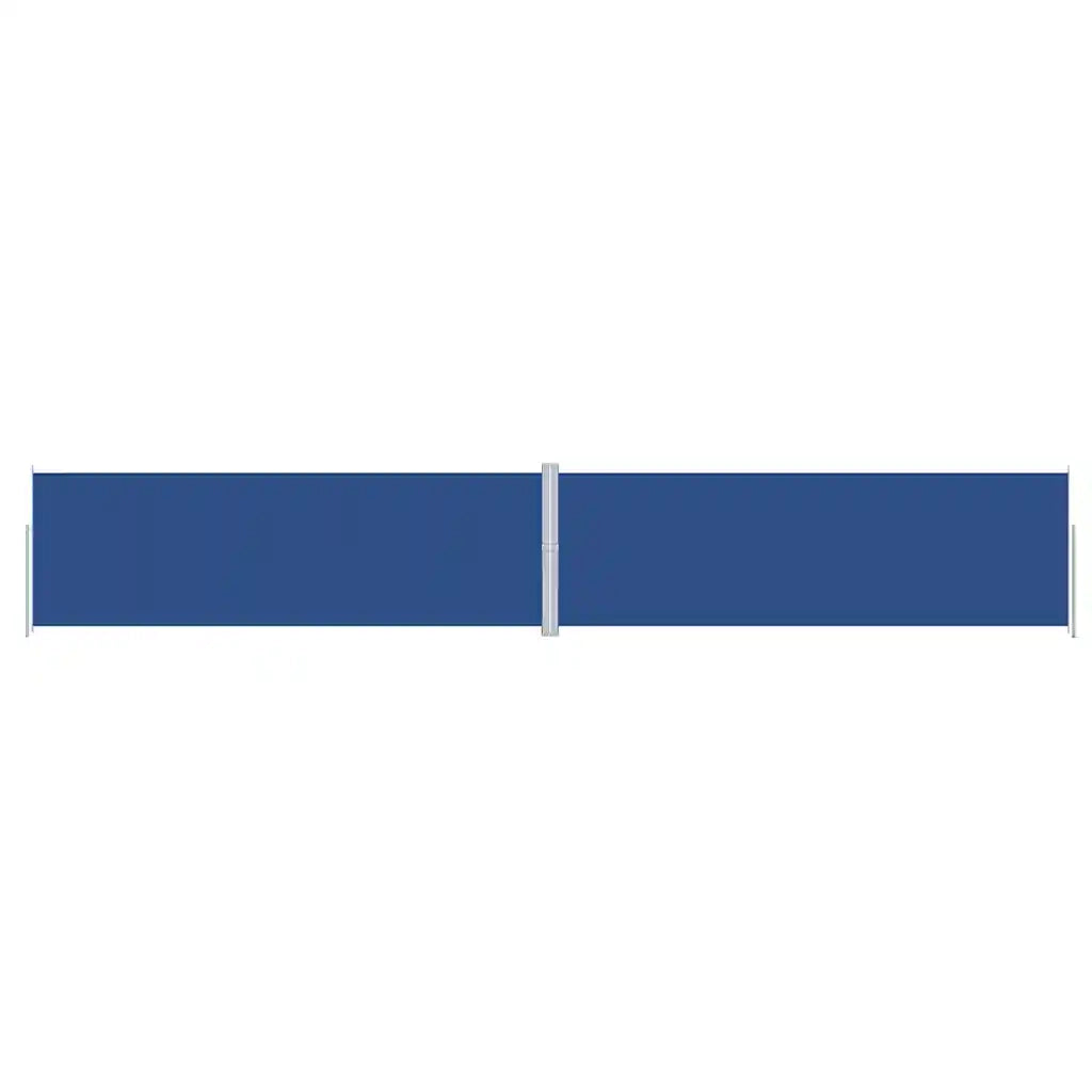 Tenda da Sole Laterale Retrattile-Tenda parasole per balcone per giardino Blu 200x1200 cm 870360