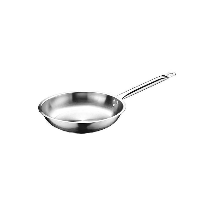 PINTINOX PNT670G24 Inox Tender Padella Sauté Adatta a Tutti i Piani di Cottura Inclusa Induzione Diametro 24 cm colore Metallico