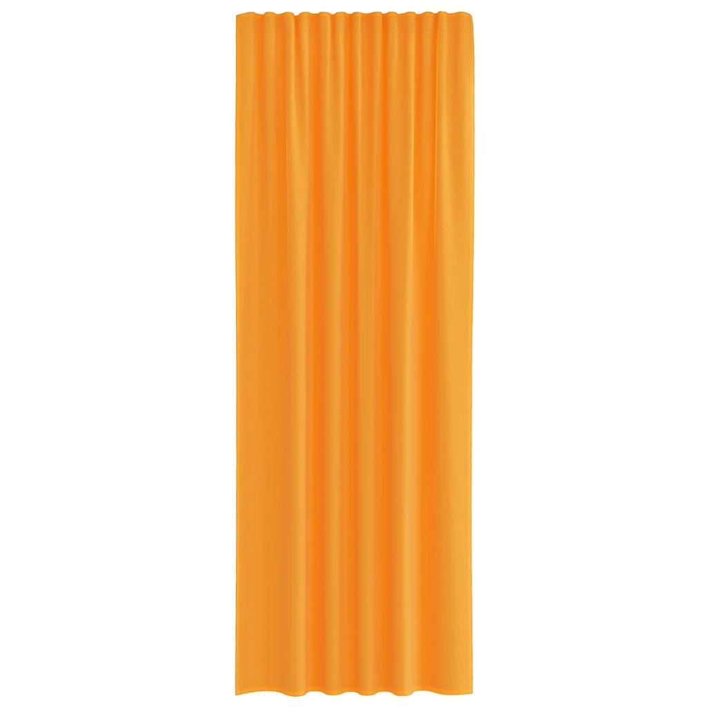 Tende in Voile con Tasche per Aste 2 pz Arancio 4102195