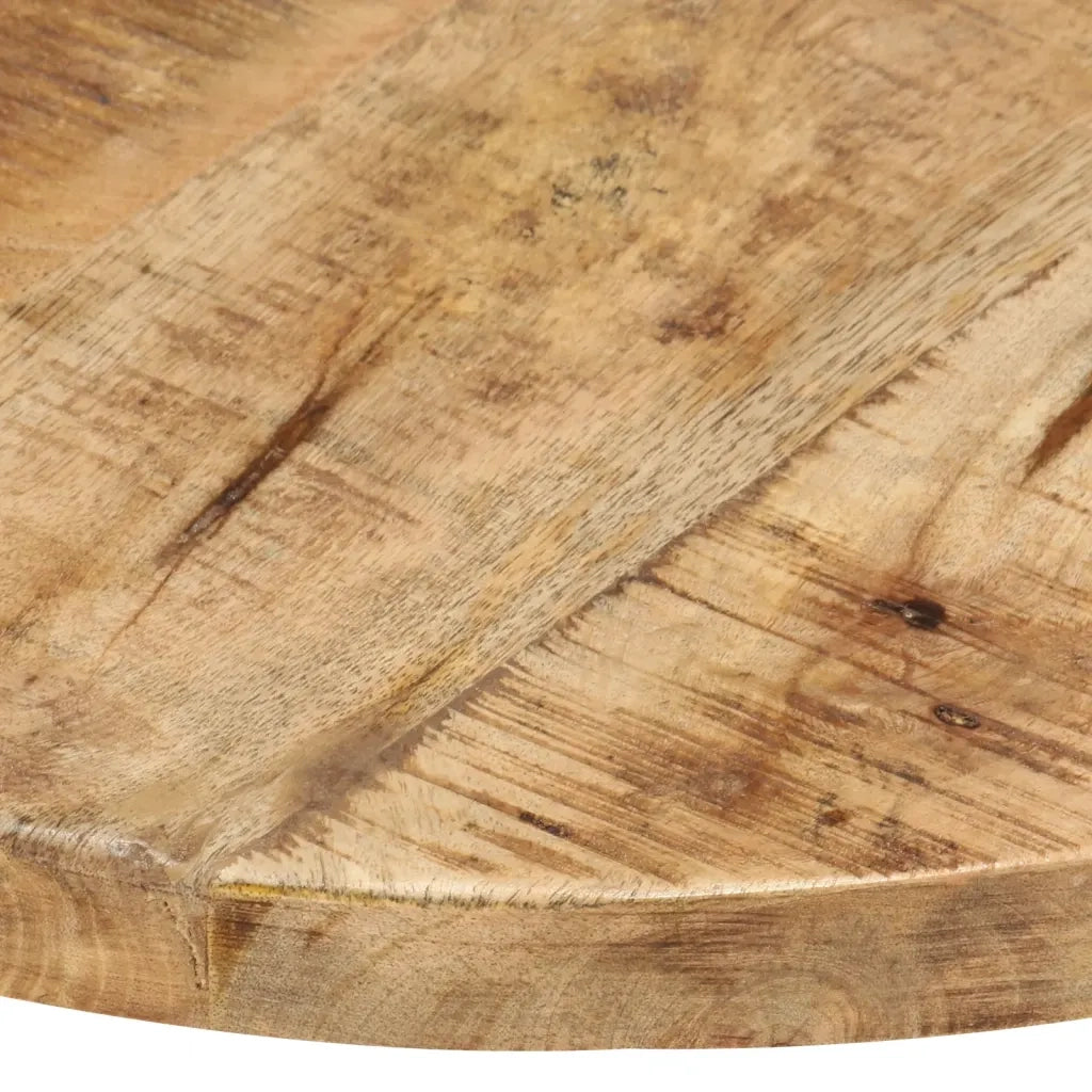 Piano Tavolo in Legno Massello di Mango Rotondo 25-27 mm 50 cm 286005