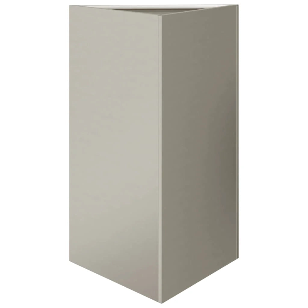 Fioriera rialzata per piante fiori giardino terrazze set da 2 triangolare 50 x 43 x 75 cm acciaio corten marrone 02_0039107