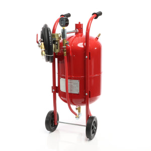 Sabbiatrice portatile da 38 L Attrezzo per sabbiatura ad aria compressa con accessori