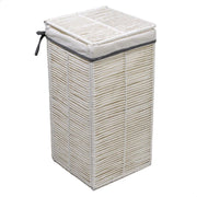 Cestone paper hilary bianco quadro pieghevole cm 31x31h60