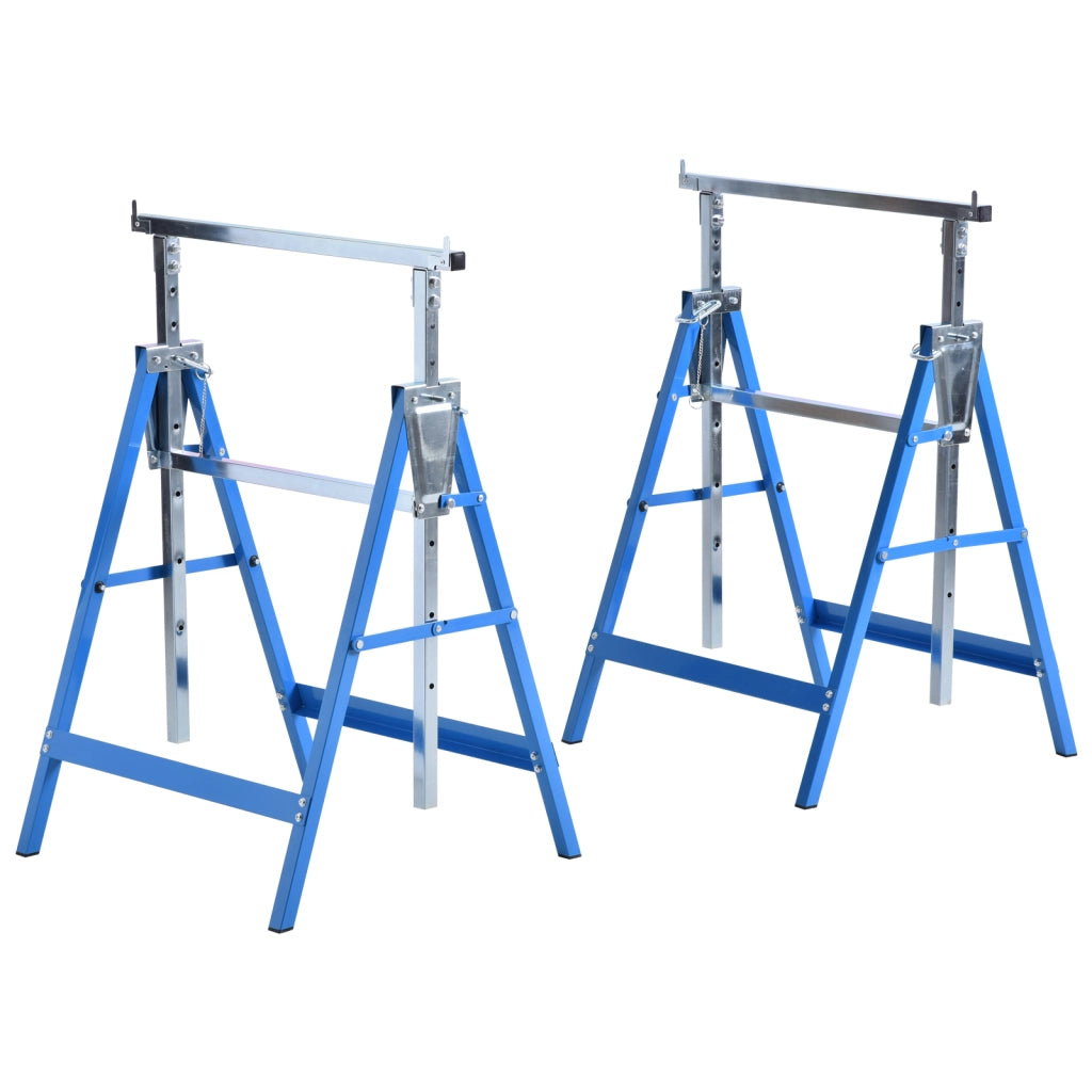 Cavalletto Pieghevole Regolabile ¨C Zephmum ¨C Blu 80-130 cm