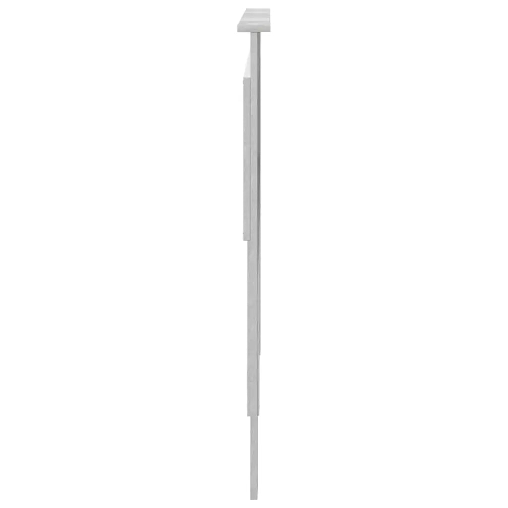Testiera-Testata-Testiera Decorativa Grigio cemento 120 cm Legno multistrato 582526