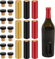Set di tappi viti per bottiglie di vino a forma T in PVC, 60 pezzi, per uso domestico e cantina