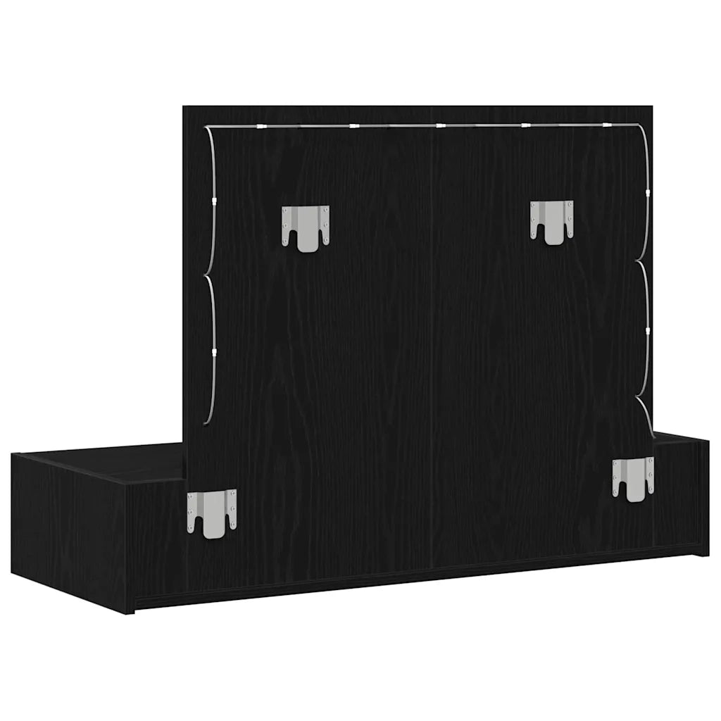 Toeletta | Tavolo da Trucco Nero 100 x 40 x 70 cm Legno multistrato