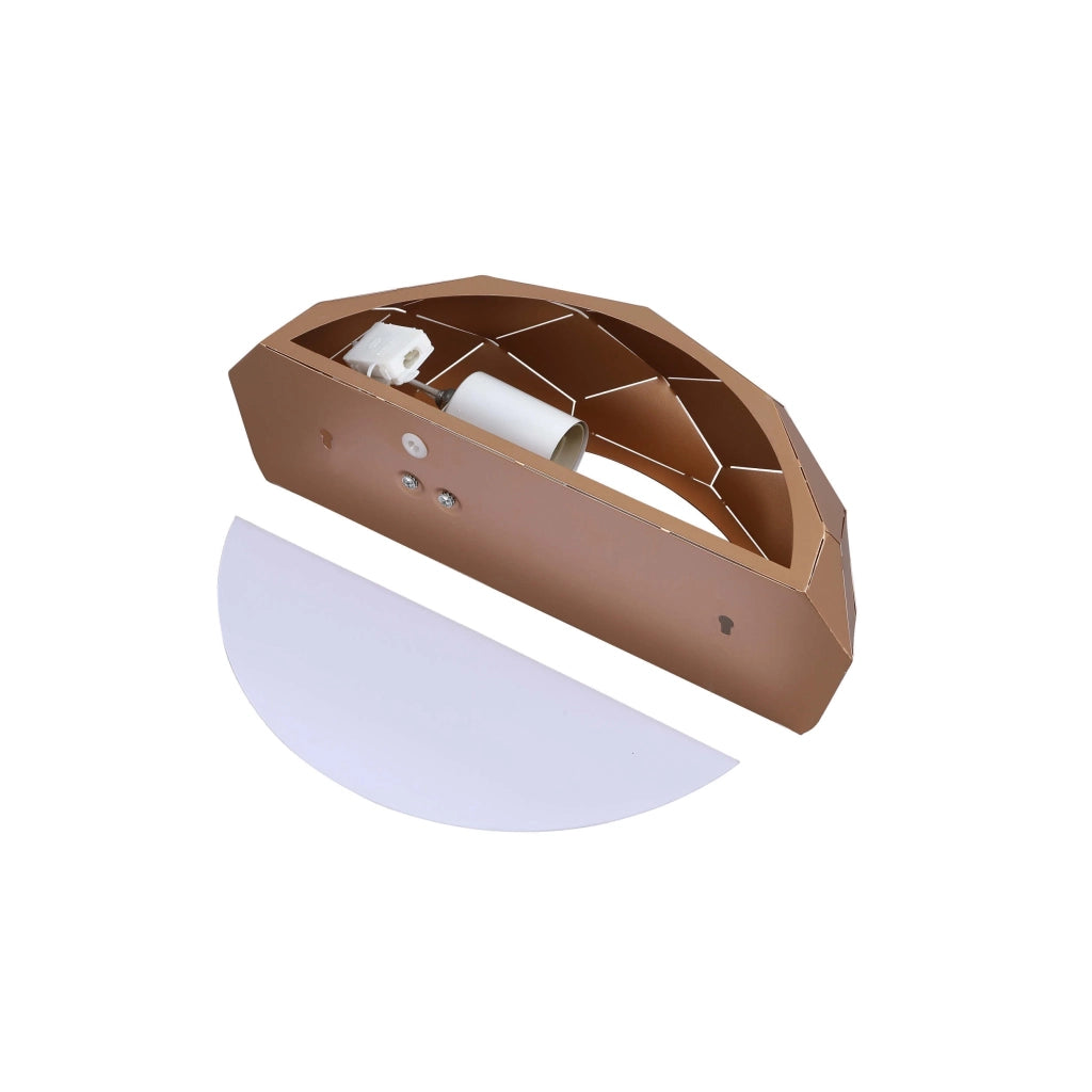 Applique da parete Reus oro metallo 1xE27 Light Prestige