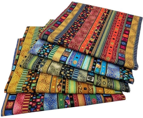 5 pezzi di stoffa in cotone, per metro, 40 x 50 cm, stoffe per patchwork da cucire, da quiltare, decorazioni DIY, attività manuali, stoffe in cotone puro, tessuti con disegni stampati, pacchi di stoffe (40 x 50 cm)