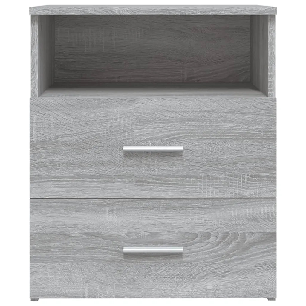 Comodino-Tavolino da notte Grigio Sonoma 50x32x60 cm