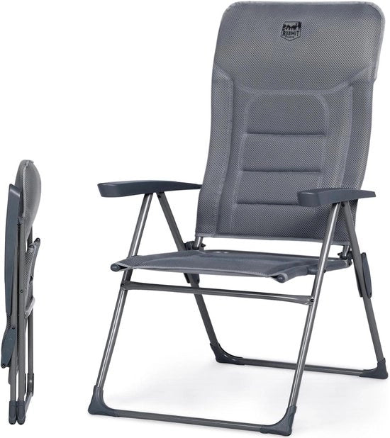 Camping Stoile Opvougbile - Verstelbare e Luxuosa - 1 pezzo - Grigio