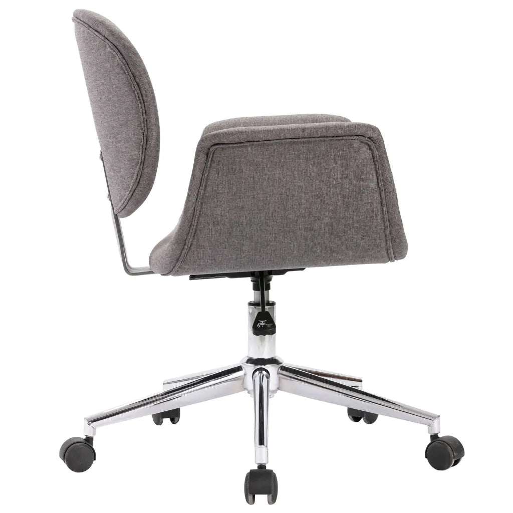 Sedia da Ufficio Girevole Grigia in Tessuto cod mxl 16746