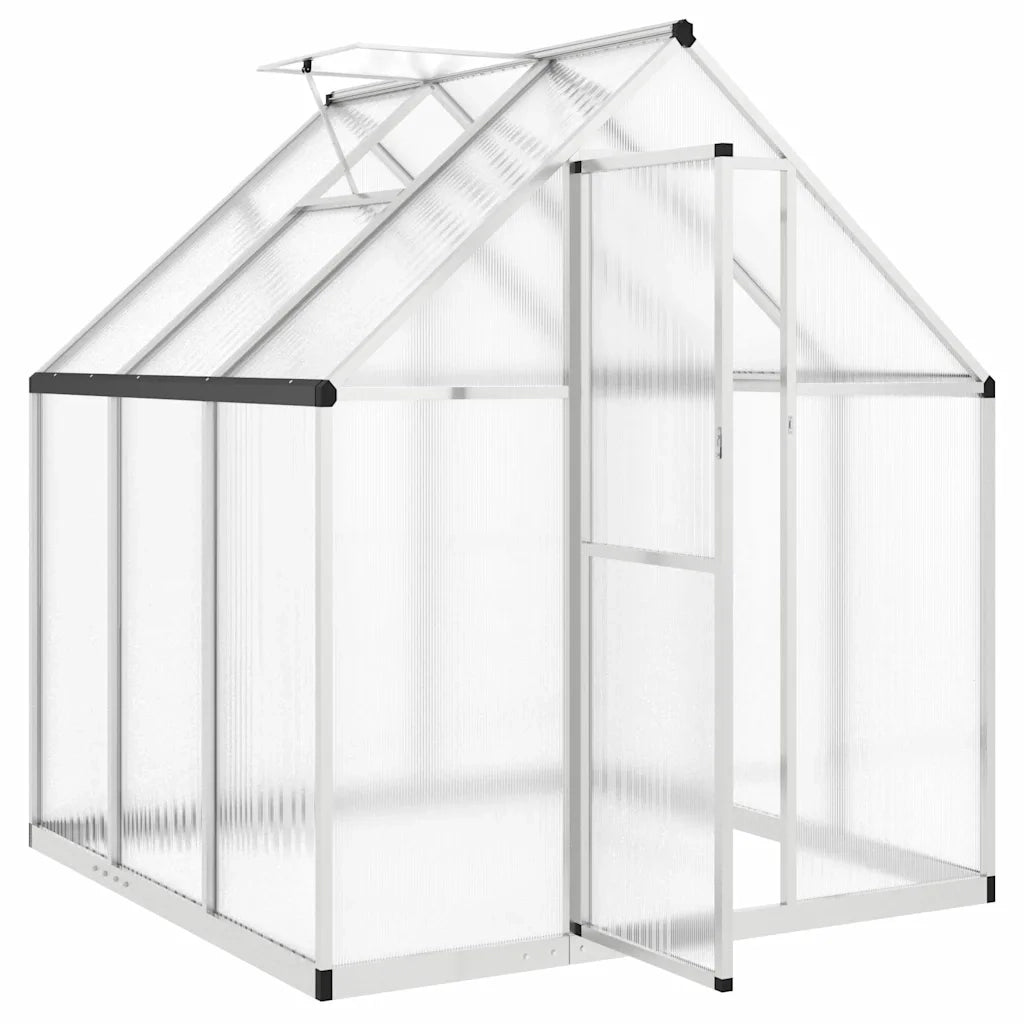 Telaio Serra con Base Argento 169x169x195 cm in Alluminio