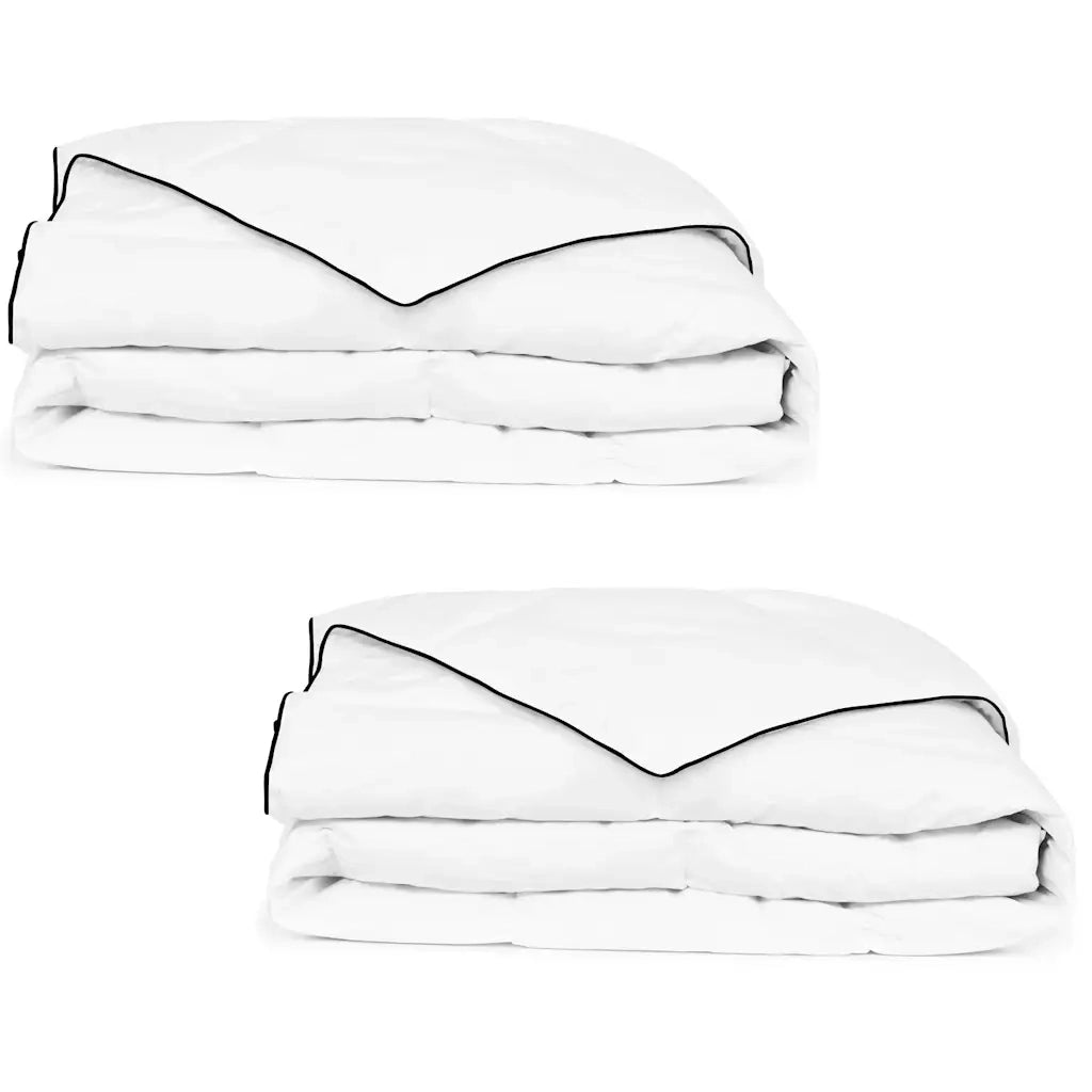 Piumone Invernale 2 pz Piuma Anatra 140x200 cm 132887
