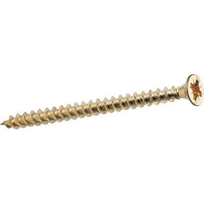 VITE TRUCIOLARE TSP OTTONATA AMBROVIT - CAVA PZ FILETTO INTERO MM 3,5X35 CF=PZ 500- 1 confezioni