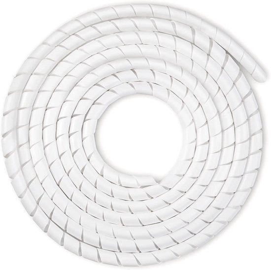 Organizzatore per cavi - 10 metri - bianco