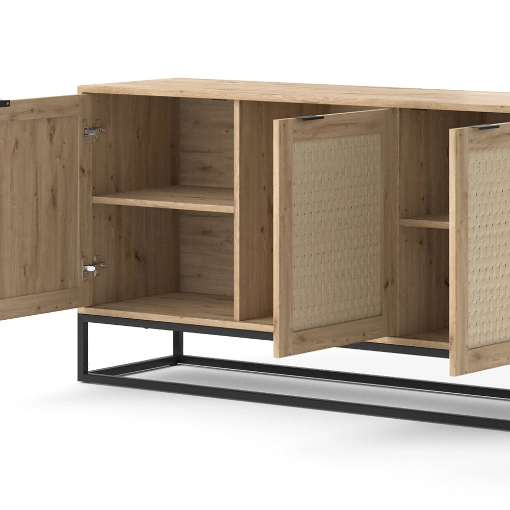 Vicco Credenza Marrone 40 x 72.5 cm con 3 porte