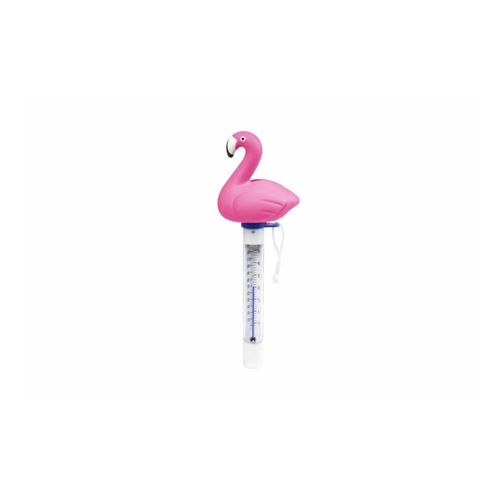 Trade Shop - Termometro Galleggiante Per Piscina Forme Fenicottero Unicorno Con Corda 58595 -