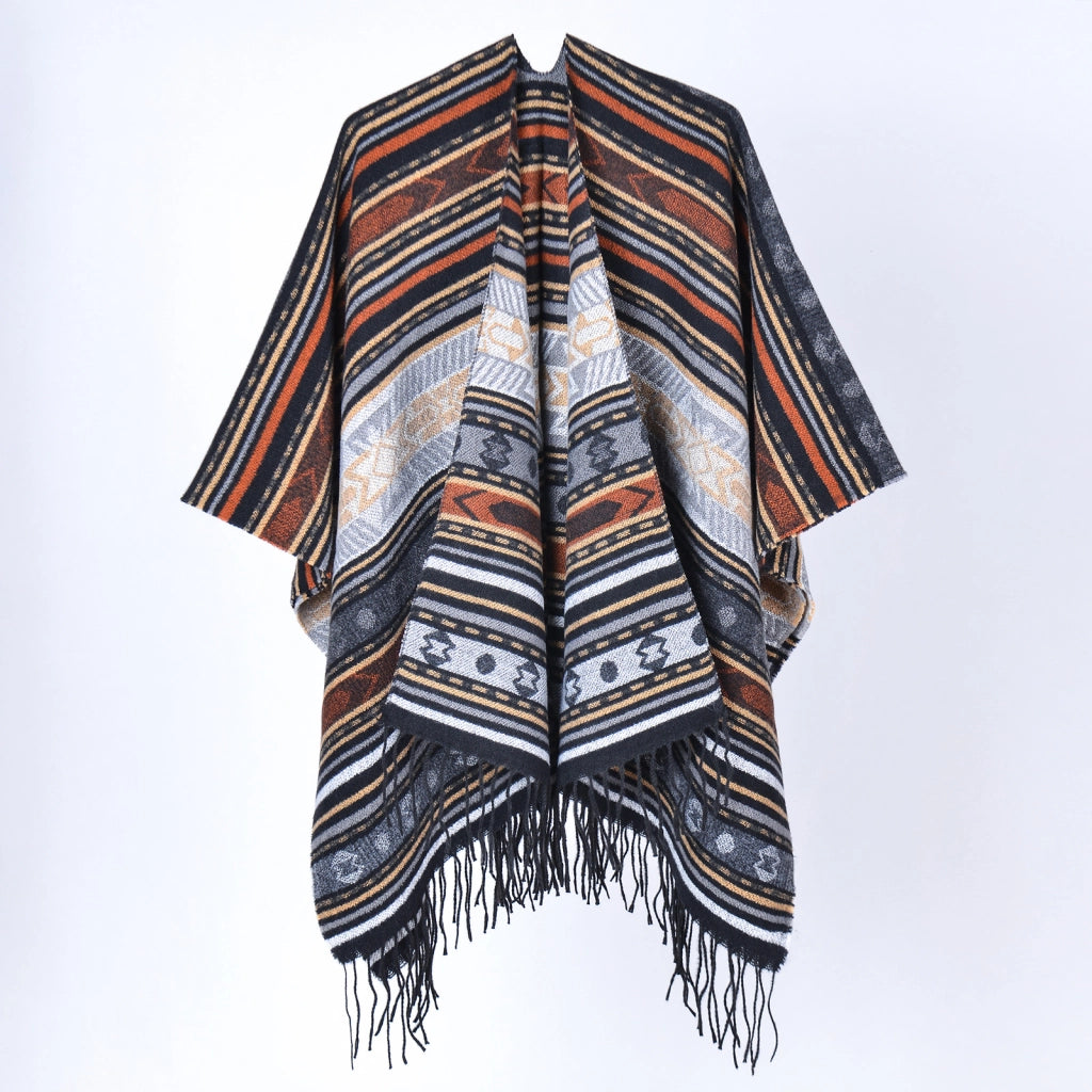 Nuovo scialle/sciarpa jacquard, scialle versatile per donna
