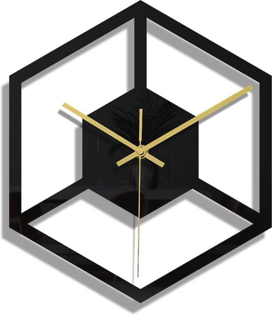 Orologio da parete silenzioso con cifre romane - design industriale vintage per soggiorno e ufficio