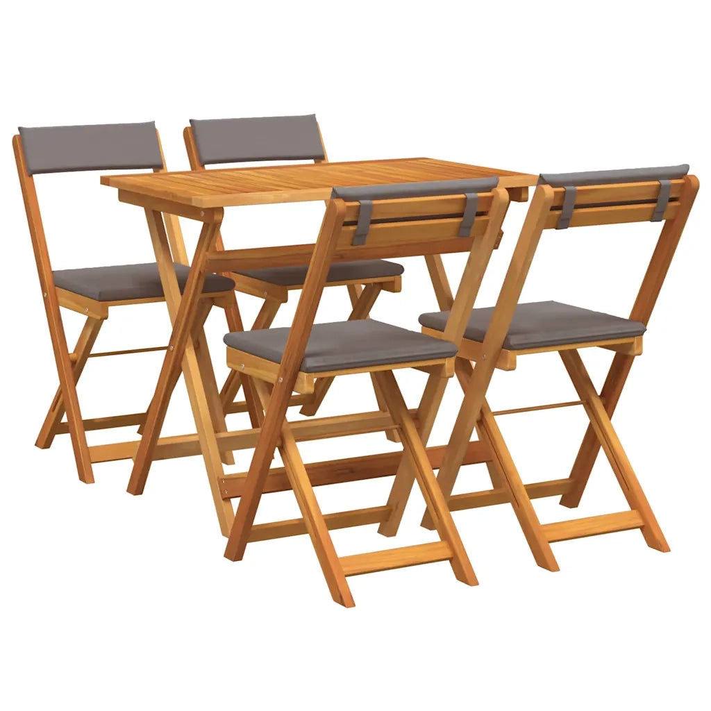 Set bistrot 5 pcs Olio Naturale Legno di Acacia Massello 4105505