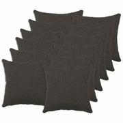 Federa 12 pcs HEERLEN Grigio Scuro 45 x 45 cm Bouclé 910434