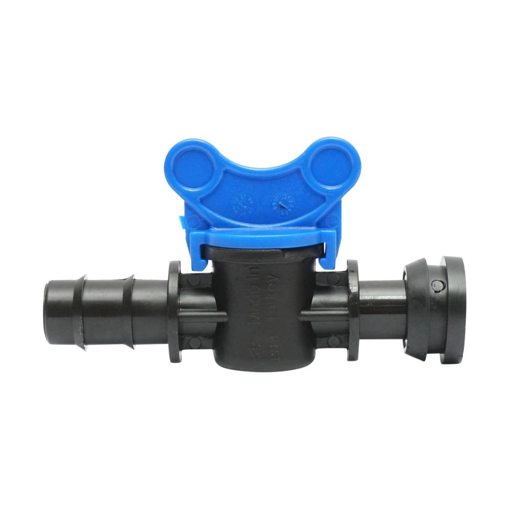 Valvola PN4-20x20mm per sistemi di irrigazione a goccia, Rubinetto per Tubi di irrigazione a Goccia