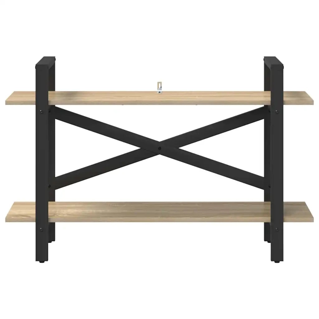 Libreria-Scaffale per Libri-Mobile di Stoccaggio Rovere Sonoma 100 x 33,5 x 64 cm Legno multistrato