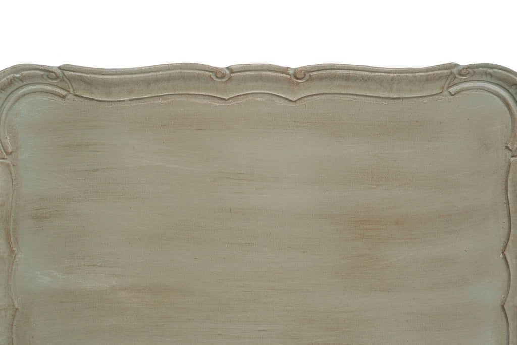 Biscottini Vassoio in legno finitura verde salvia Made in Italy