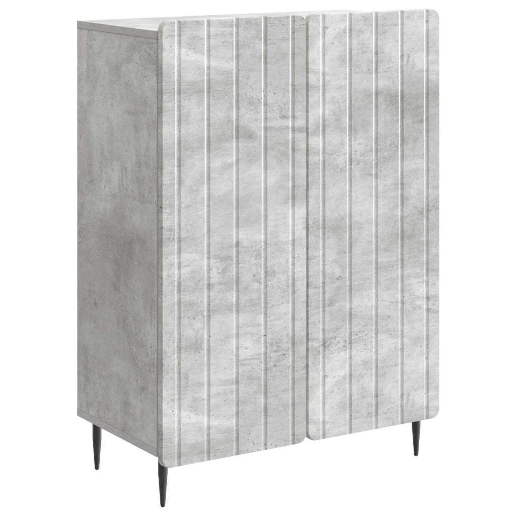 Credenza Grigio Cemento 66 x 34,5 x 92 cm Legno ingegnerizzato