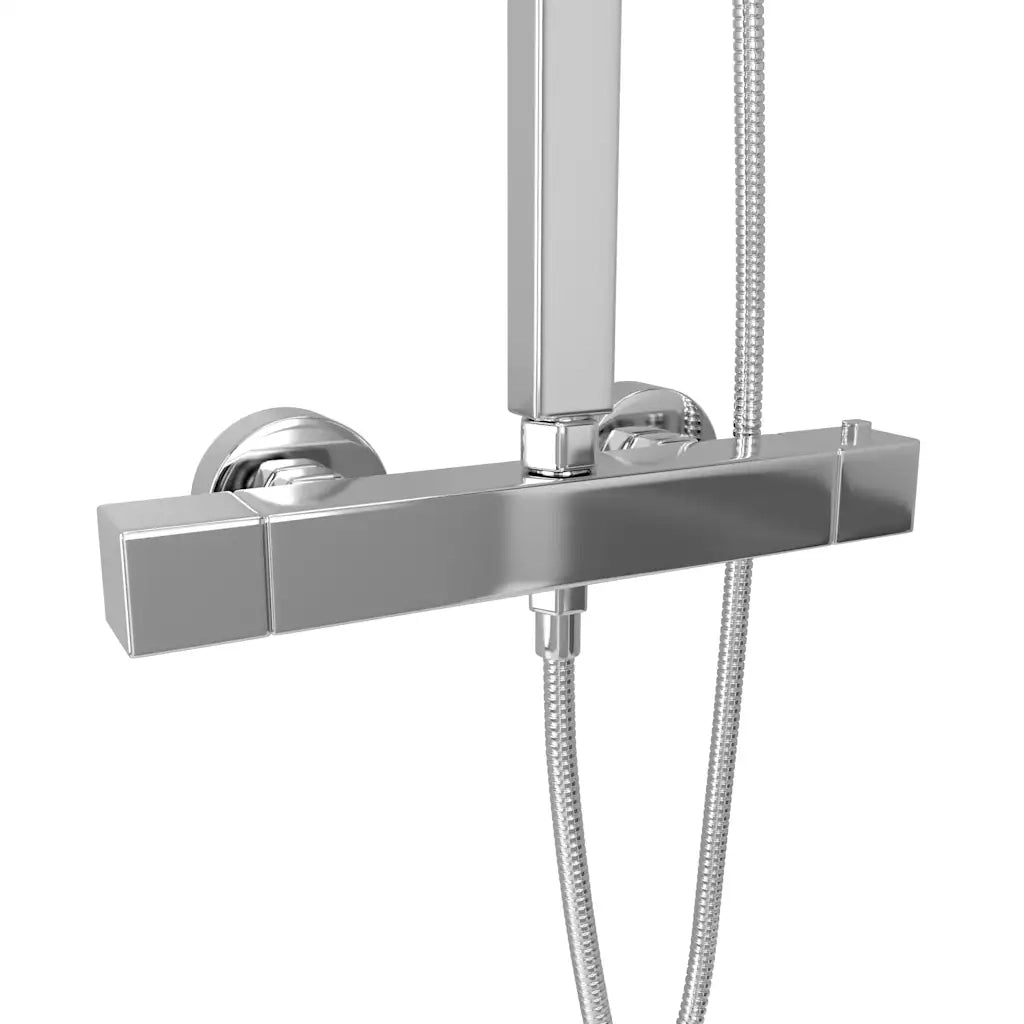 Set per Doccia a Doppio Soffione con Termostato Acciaio Inox CFW4599531