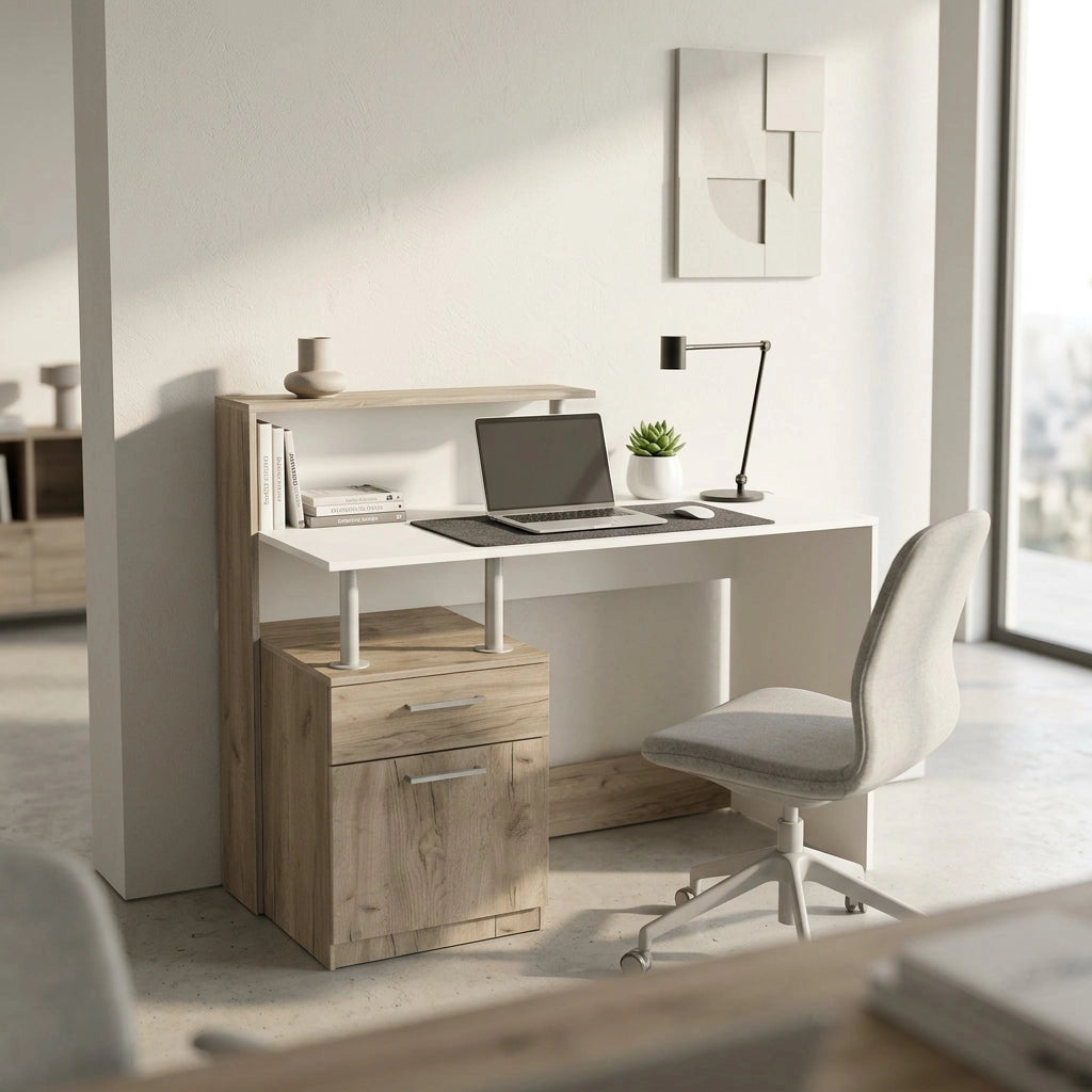 Scrivania Moderna di Design cm 121 5x52x95 - GIB