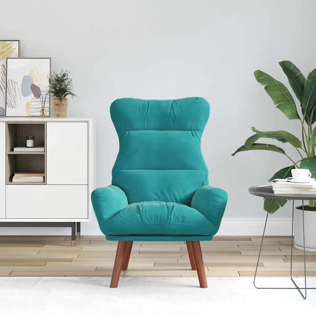 poltrona Turchese 69 x 74 x 93 cm Velluto 42001843