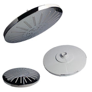 Trade Shop - Soffione Doccia Tondo Rotondo 8" Bagno Effetto Pioggia Sottile Cromato 93005 -