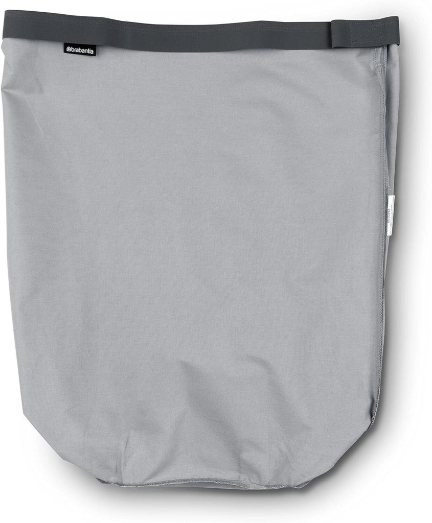 Brabantia 102325 Sacco Ricambio Cesto Portabiancheria 35 L 100% Cotone Lavabile in Lavatrice colore Grigio