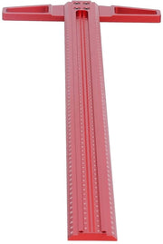 Tavolo di misura a forma di T 600 mm - Alluminio 6061 - Misurazione precisa - Tavolo di misura grafico - Tavolo di misura per lavorazione del legno - Resistenente e solido - Squadratura