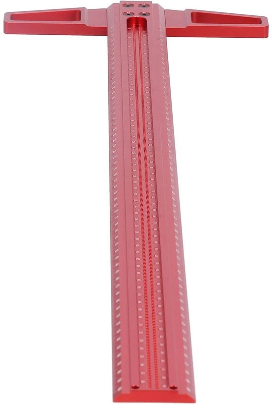 Tavolo di misura a forma di T 600 mm - Alluminio 6061 - Misurazione precisa - Tavolo di misura grafico - Tavolo di misura per lavorazione del legno - Resistenente e solido - Squadratura