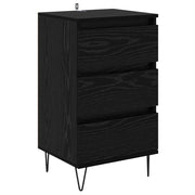 Credenza | Madia | Buffet da pranzo | Armadio da pranzo con cassetto Rovere Nero 40 x 35 x 70 cm