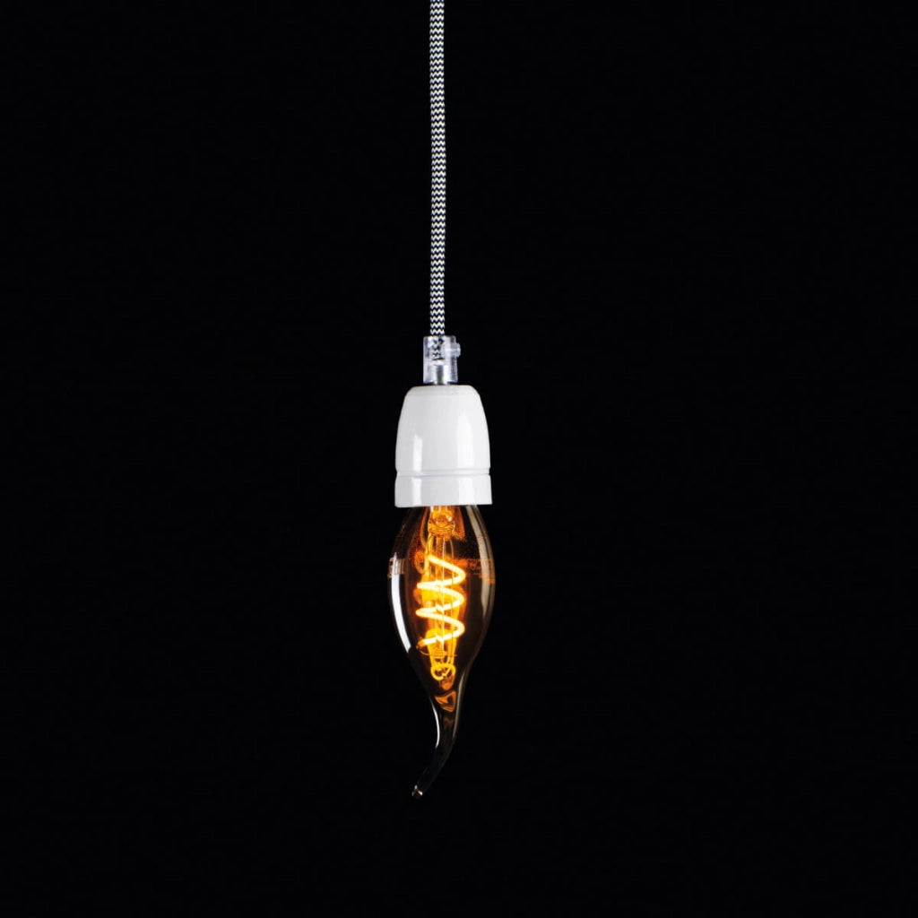 Kanlux lampadina LED candela E14 2,5W 1800K ambra