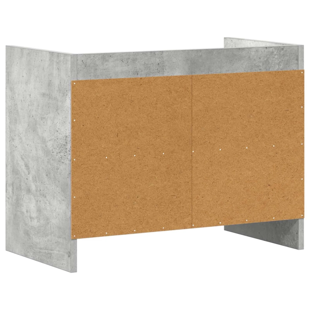 Mobile TV 60 x 33 x 47 cm Grigio Cemento Legno ingegnerizzato 8011214