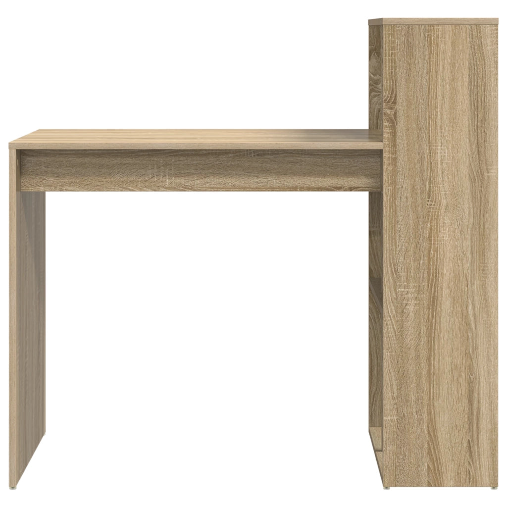 Scrivania per Computer Rovere Sonoma Legno ingegnerizzato Media