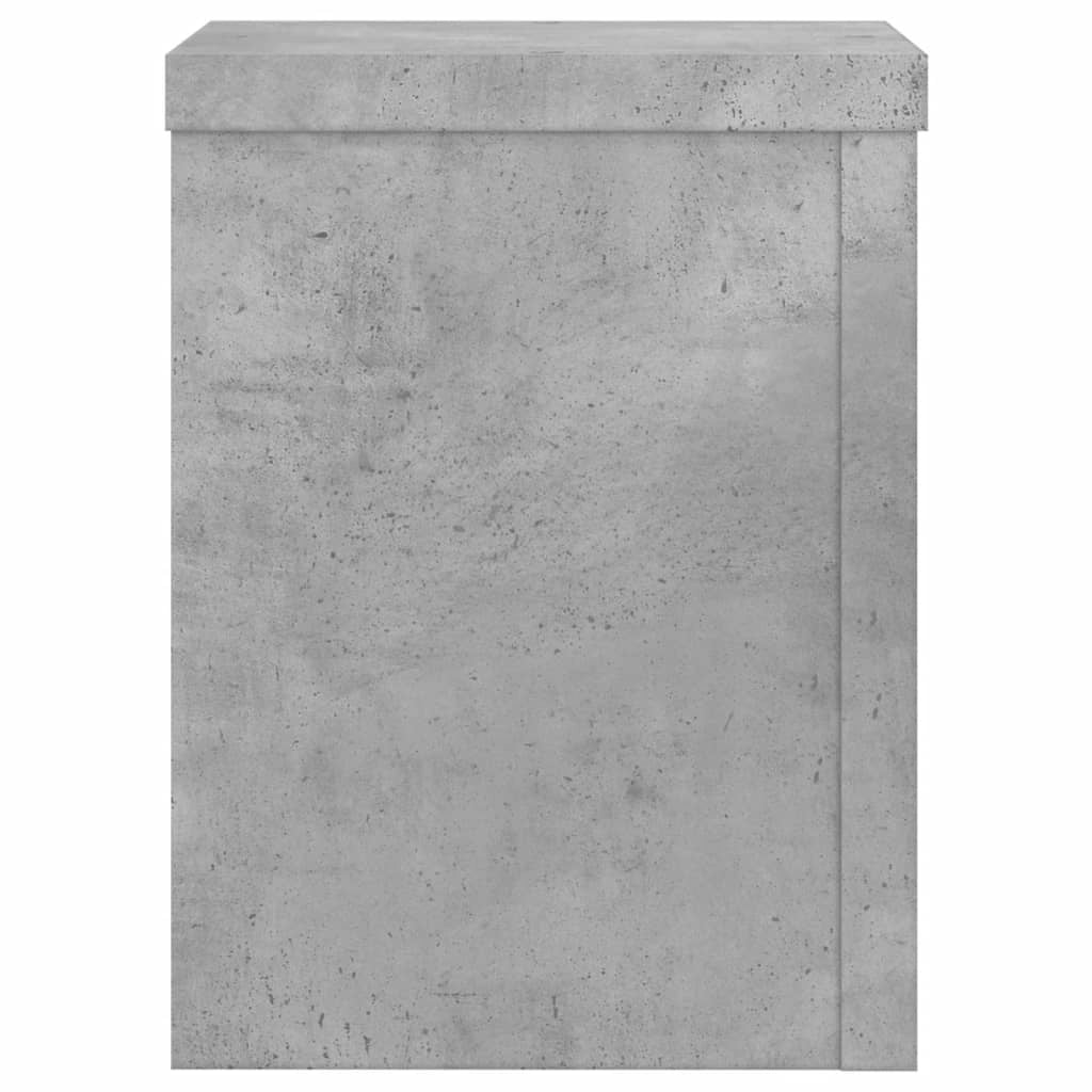 Portavasi mobili per fiori set da 2 legno ingegnerizzato grigio 02_0045332