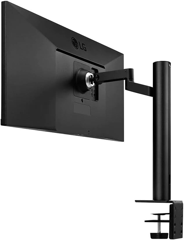 32UN88A - Monitor Ultra HD 4K Ergo da 80 cm (31,5"), pannello IPS, HDR10, base ergonomica), colore: Nero/Bianco