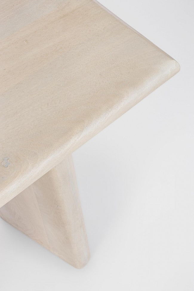 Consolle 130x40x75 cm Caffè White in Legno Naturale