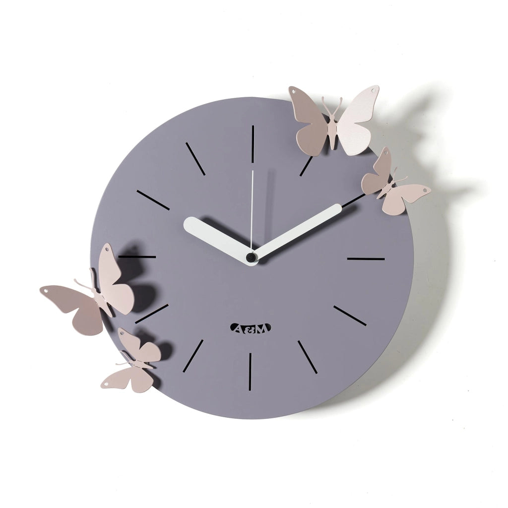 Orologio con farfalle Battito d'Ali Glicine,gelso