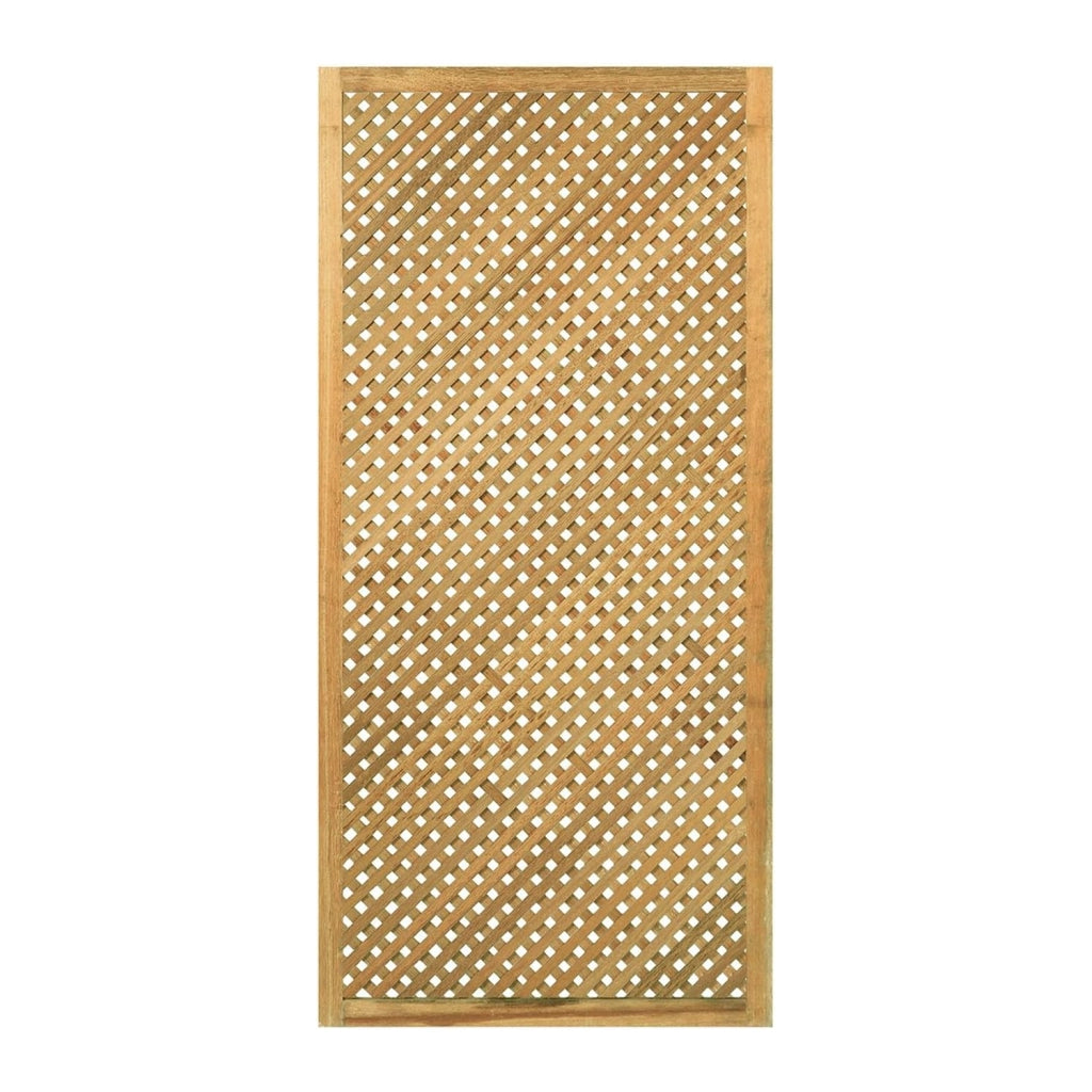 Pannello Grigliato Traliccio In Legno Di Pino Impregnato Per Giardino Balcone E Veranda Supporto Per Piante Rampicanti Privacy Outdoor Resistente Alle Intemperie 90 x 180 Cm Legno Naturale