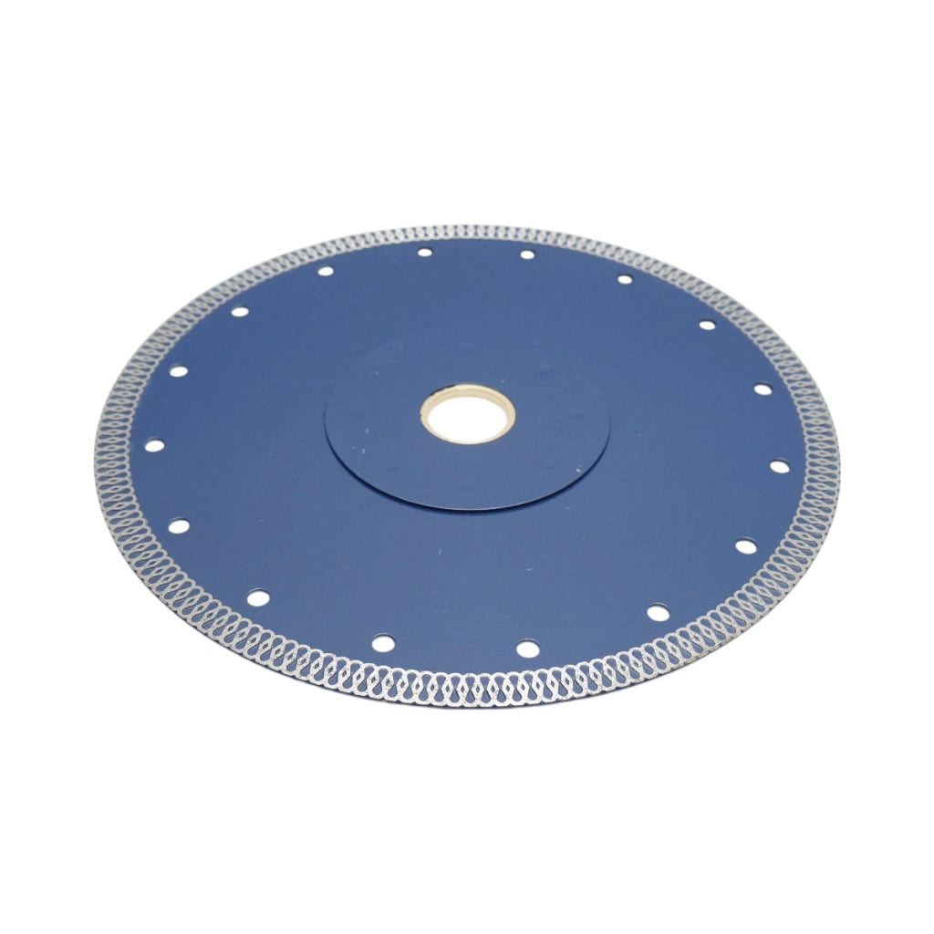 Disco diamantato turbo continuo 230x30/25,4 mm, segmento 10 mm per piastrelle, maiolica, ceramica dura Breckner Germany