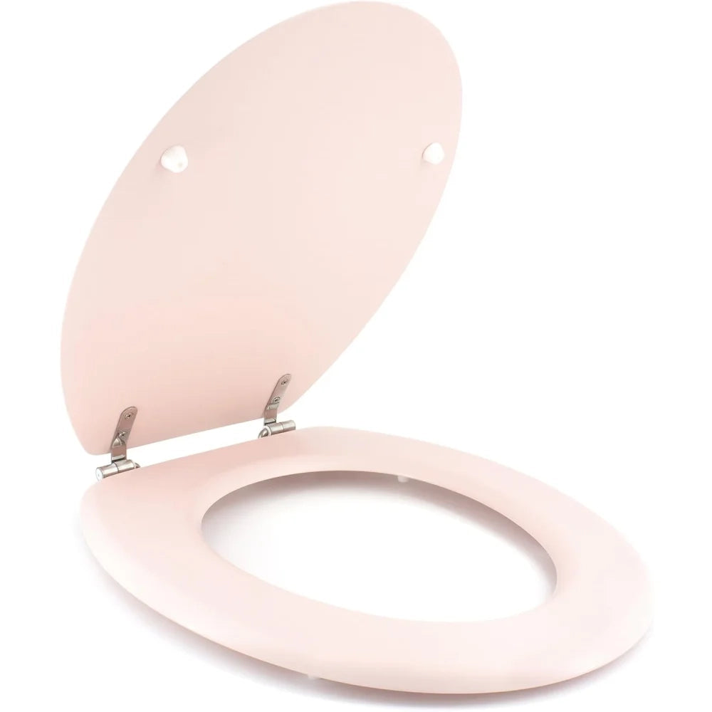 Gelco design dolce sedile wc, legno ingegnerizzato, rosa, 44 x 3