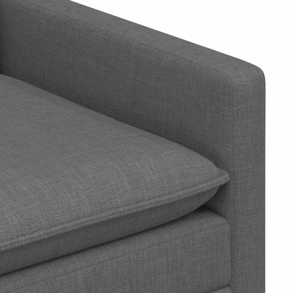 Set di divani 2 pz Grigio Scuro Tessuto 3417018