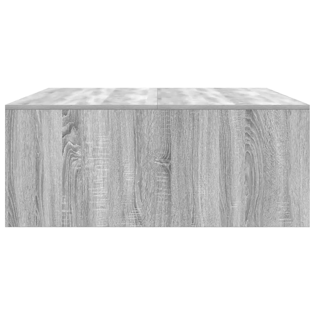 Tavolino da salotto | Tavolino da caff¨¨ | Tavolino da Soggiorno con Cassetti Grigio Sonoma 100x100x40 cm